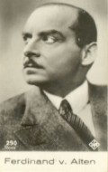 Actor Ferdinand von Alten, filmography.